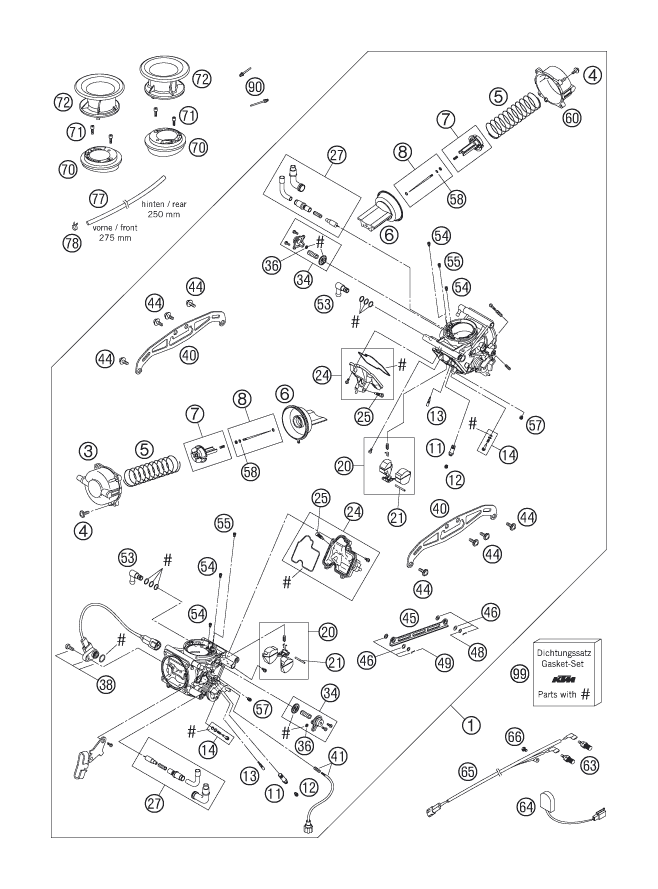 Ktm 2024 950 carburetor