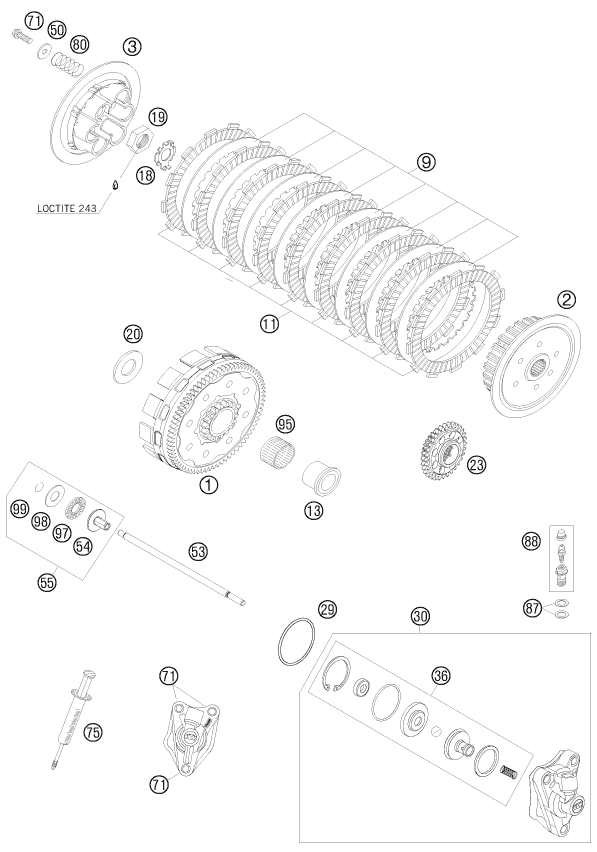 2008 Ktm 450sxf Clutch Issues 