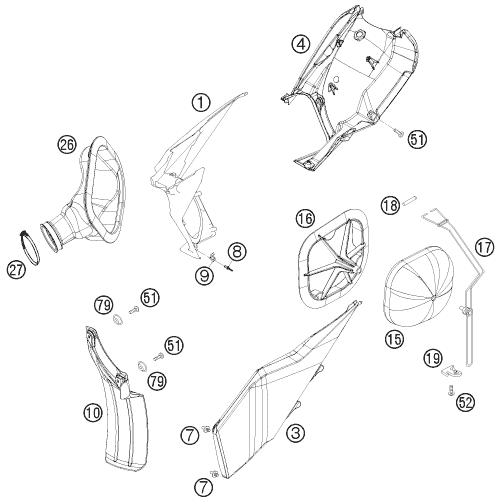 2009 ktm 530exc supermoto breather routing blowing valve gasket | KTM ...