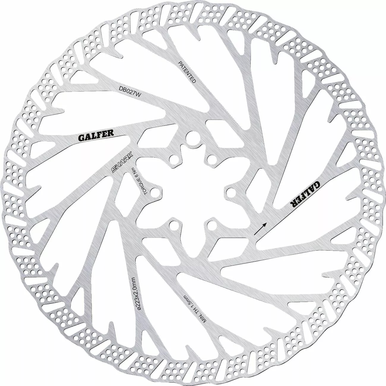 GALFER MTB DISC Shark, 223mm