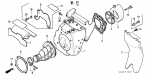 Ilmansuodattimen Tuki Honda CR 80 1986-1999 - OEM