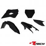 Rtech, Muovisarja musta, Husqvarna 15-16 FE 450, 15-16 FE 250/TE 250, 15-16 FE 3